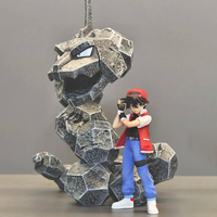 8cm Anime Pokemon Figure Ash Ketchum Figurine Red Action Figure Pvc Collection Model Toys Gifts