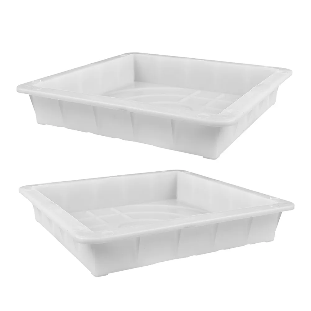 Lot de 2 moules espagnols pour pavés de trottoir en ciment, pour allées extérieures, moules à béton pour pavés, pour jardin, patio, chemin, réutilisables