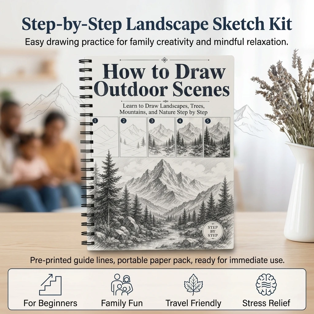 Landscape Sketch Practice Set - Art Craft Class review and price