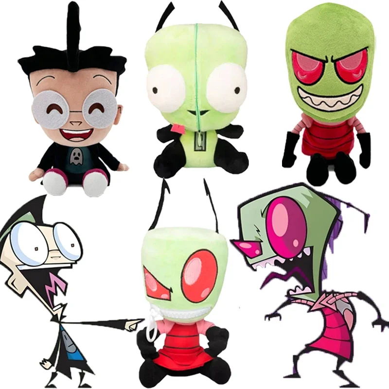 

Anime Intruders Plush Toys Zippermouth Zim Stuffed Dolls Plushie Figures Peluche Decoration Pillow Birthday Christmas Gifts