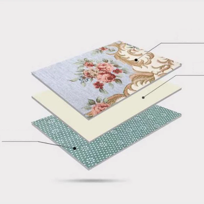 1 PC European Style Flowers Bathroom Carpet Bath Mats Absorbent Washable Non-slip Floor Rugs Mat For Toilet Bathroom Carpet