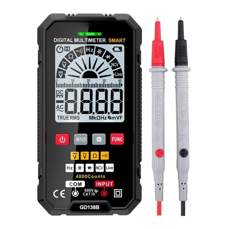 

Intelligent digital multimeter electrician anti-burn maintenance meter multi-function automatic universal meter cross-border