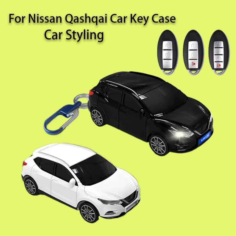 For Nissan Qashqai Car Model Key Case 3 4 5 Button for Maxima Altima Versa Sentra Sunny Sylphy Remote Key Cover Holder Keychain