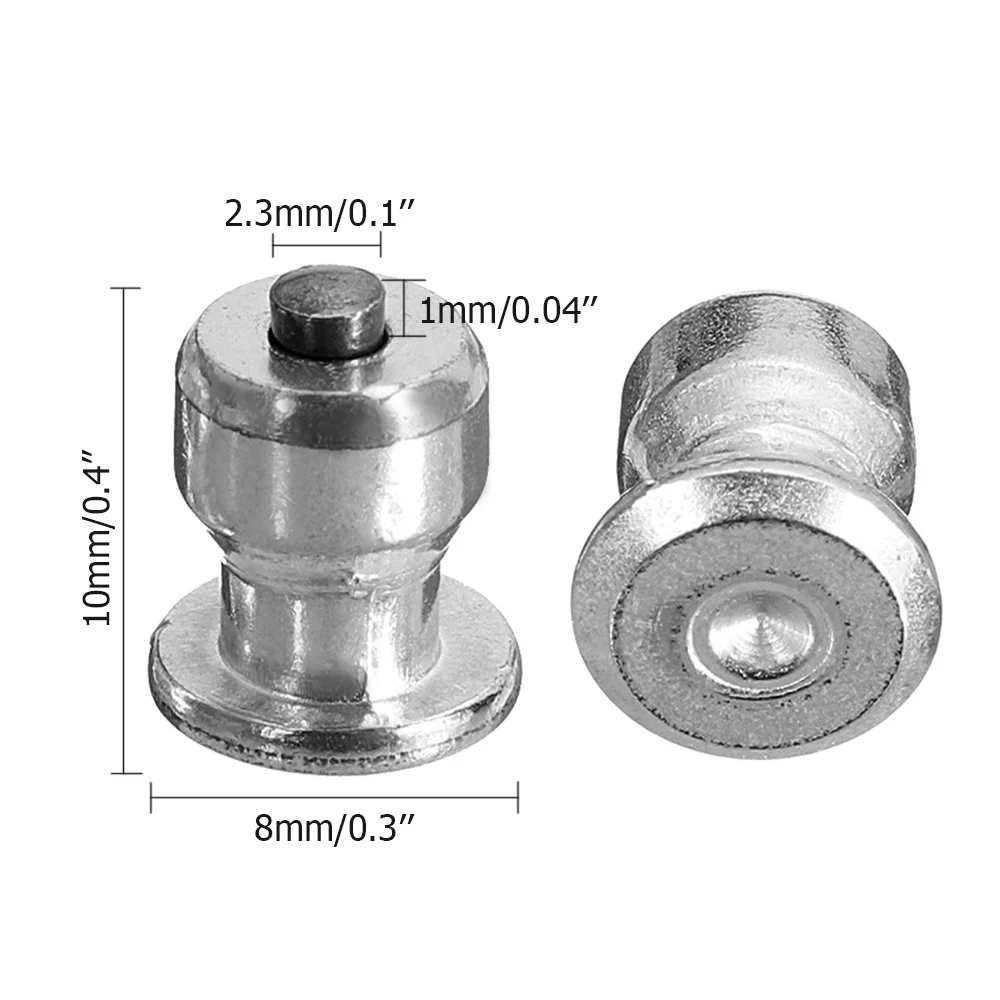 冬用ホイールラグ,車のタイヤ,スタッド,スノースパイク,靴用スノーチェーン,ATV,オートバイ,8x10mm, 200個