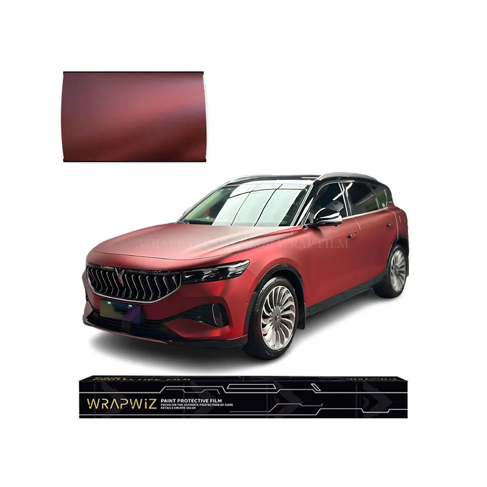 

Wrapwiz 1.52m*15m TPU Self Healing Anti Scratch Sticker Colored Ppf Car Body Wrap Candy Paint protection Film