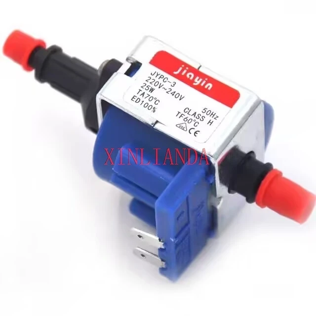 

25 Вт 220-240 В JYPC-3 Мини-электромагнитный насос плунжерного типа Соленоидный насос для паровой швабры/ирон/отпаривателя для одежды/кофе