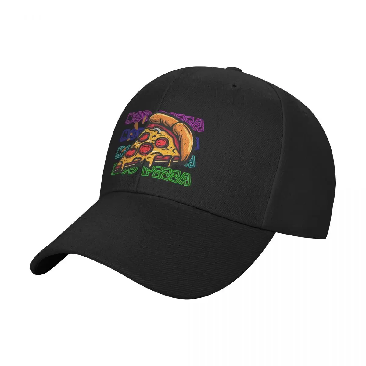 Slice of pizza with the text MOD Pizza Baseball Cap Golf Vintage hiking hat Baseball Men Women's