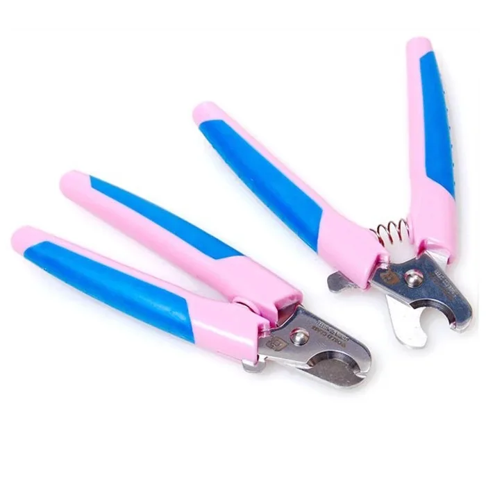 

Professional Stainless Steel Dog Nail Clippers with Nail File for Small Breed Dogs