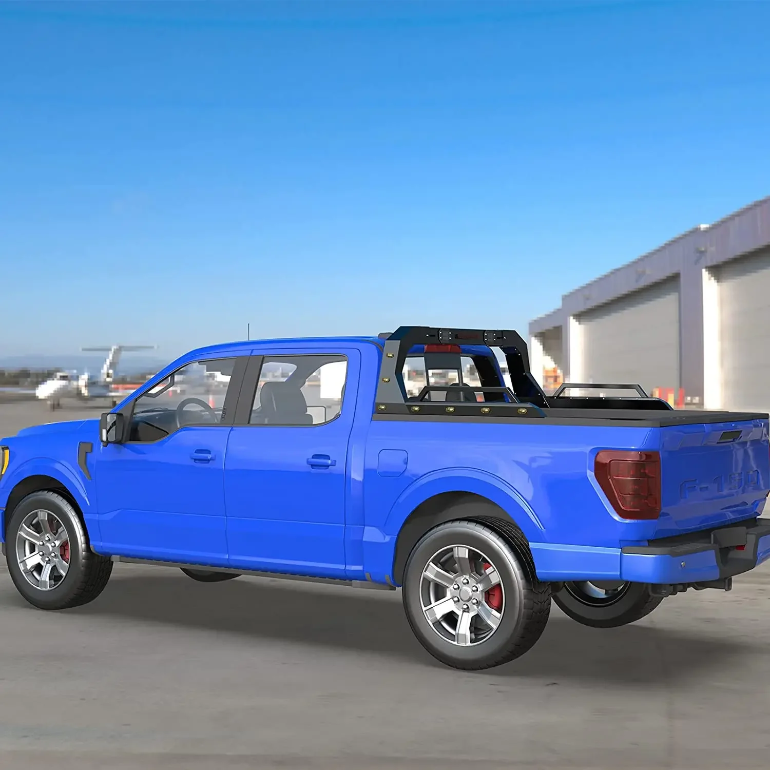 โรลบาร์แบบปรับได้ 4x4 สำหรับรถกระบะขนาดใหญ่ F150/Ram/Silverado/Sierra/Tacoma