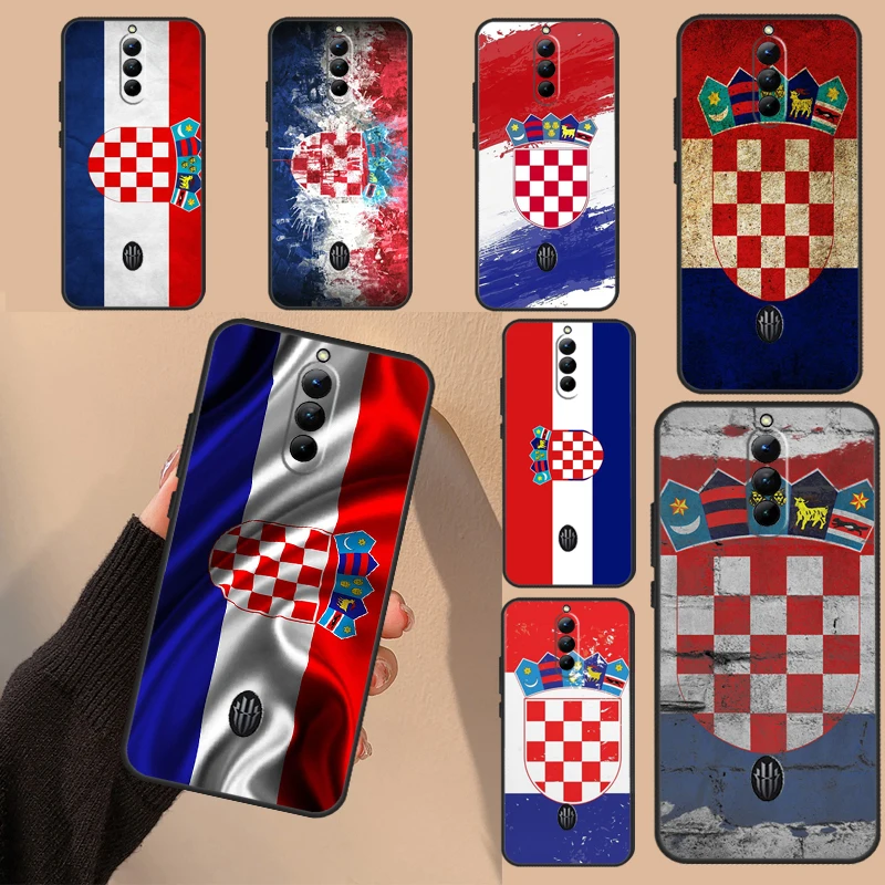 Croatia Flag Case For ZTE Nubia Red Magic 6 7 Pro 5G 5S 6R 6S 7S 8S Pro Plus Redmagic 8 Pro Plus Cover