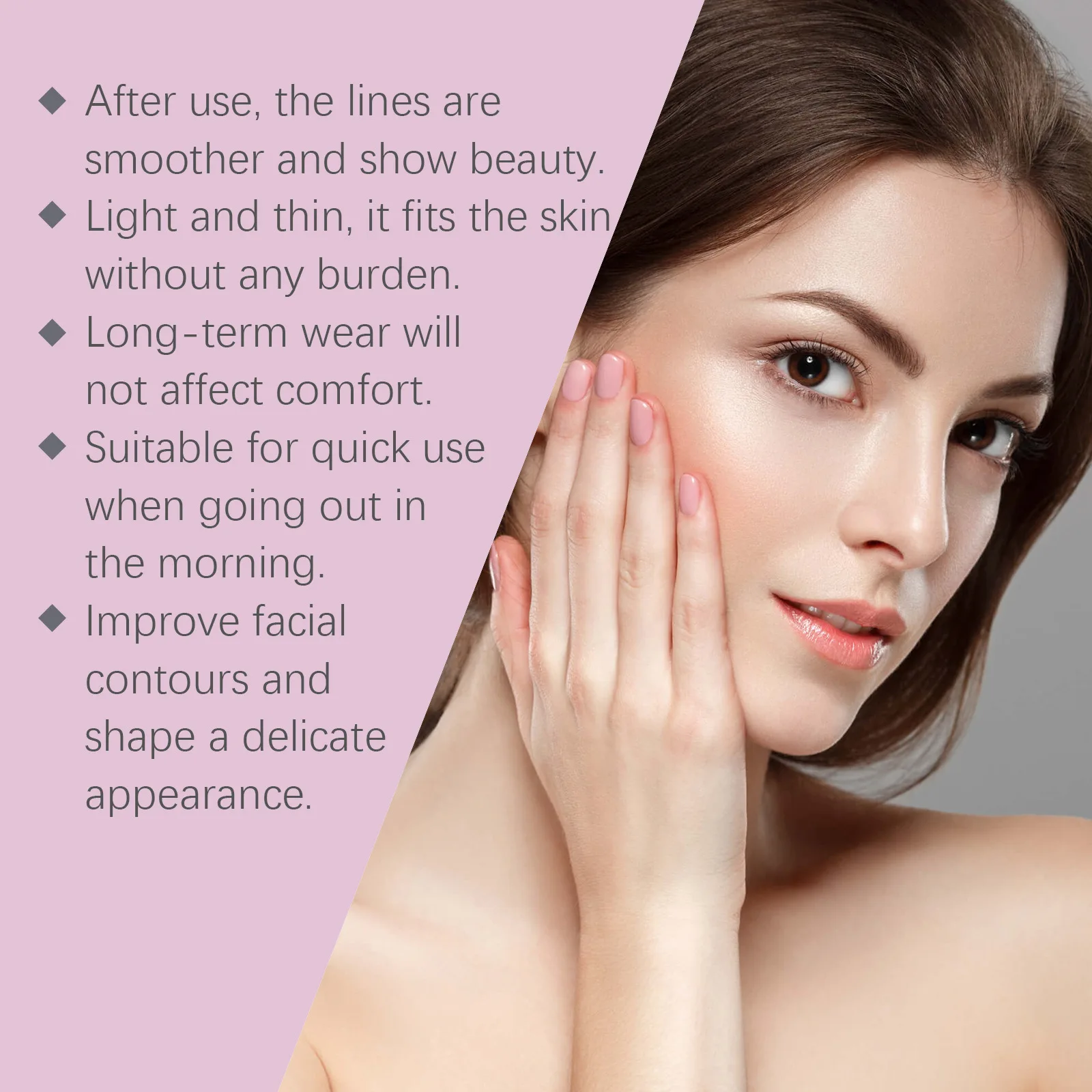 Eelhoe Collagen Invisible Facial Patch Set V Lift Anti W-rinkle Skin Care Waterproof Tape Face Forehead Lifting Firming Patches - Image 5