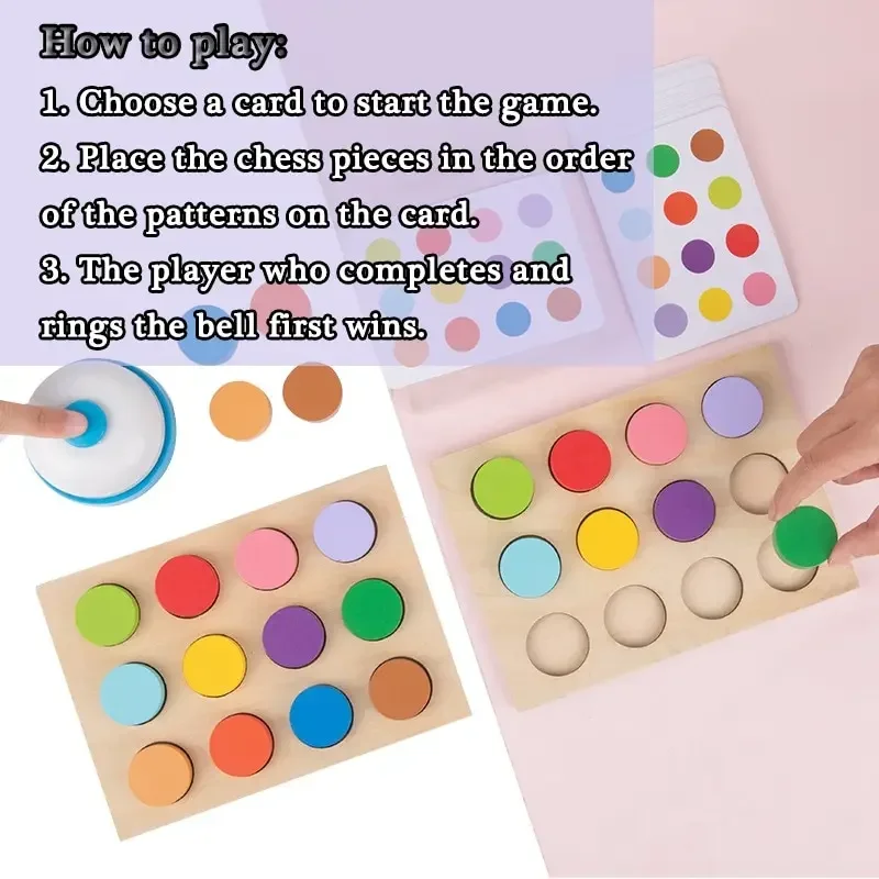 Kinder Montessori Farbe Pfeil Richtung Bord Spielzeug Holz Sortierer Eltern-kind-Interaktive Denken Ausbildung Puzzle Spiel Geschenk