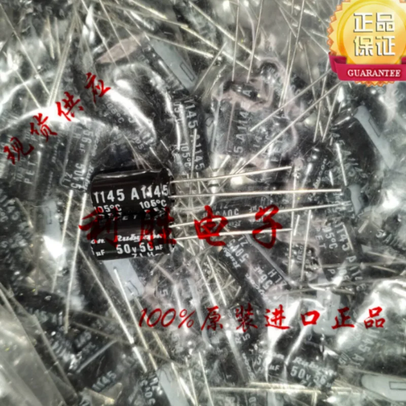 10PCS-100PCS 56UF 50V Japanese Ruby RUBYCON Capacitor 50V56UF 6 * 11 ZLH High Frequency Low Resistance
