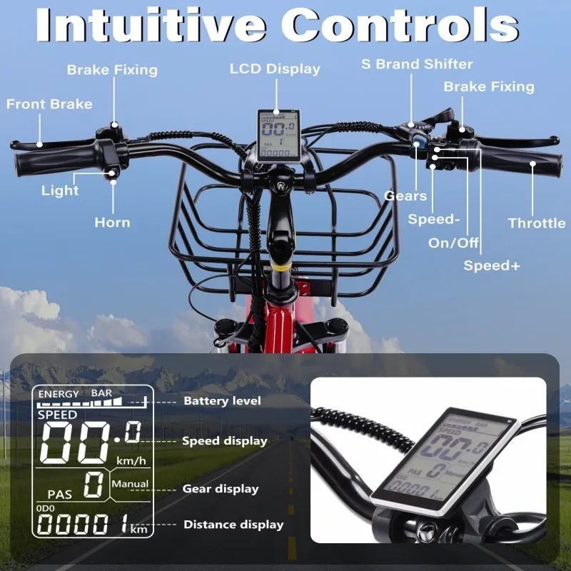 دراجة ثلاثية العجلات كهربائية مستعملة بإطارات عريضة مقاس 20 بوصة × 4.0 للبالغين محرك 500 وات وبطارية 48 فولت 15 أمبير في الساعة و50 ميلًا ودراجة إلكترونية ثابتة ذات 3 عجلات |   تم اختبارها والعمل