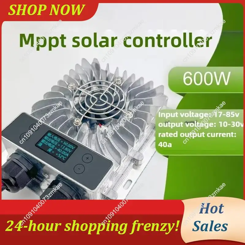 Daily Sale MPPT 600W Step-Down Solar Charging Controller Input 10-  30V/17-85V Output Intelligent Temperature Recharging
