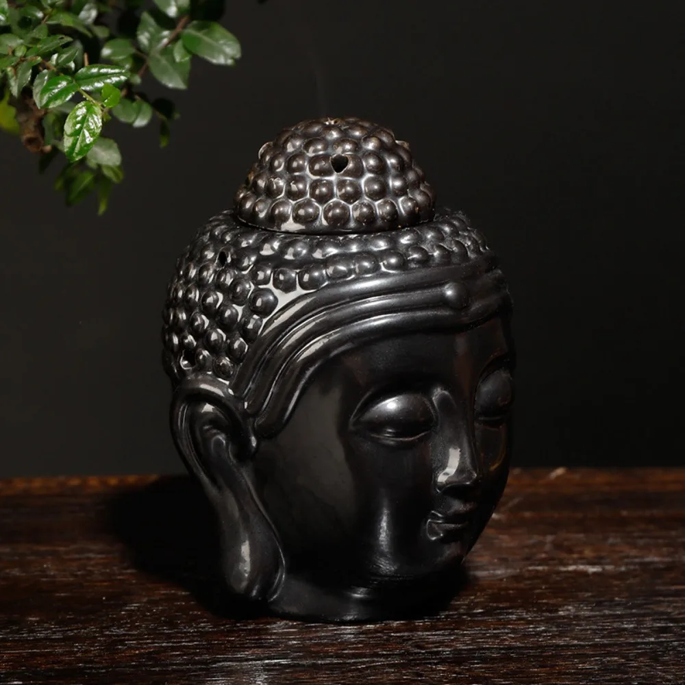 Ceramic Head Aromatherapy Indoor Household Essential Oil Special Incense Handicraft Home Ornament Decoration