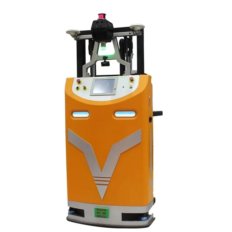 Latest Design Tech Slim Stacking AGV Forklift CE Certified 2T 3D SLAM for Warehouse Automation Handling and Lifting