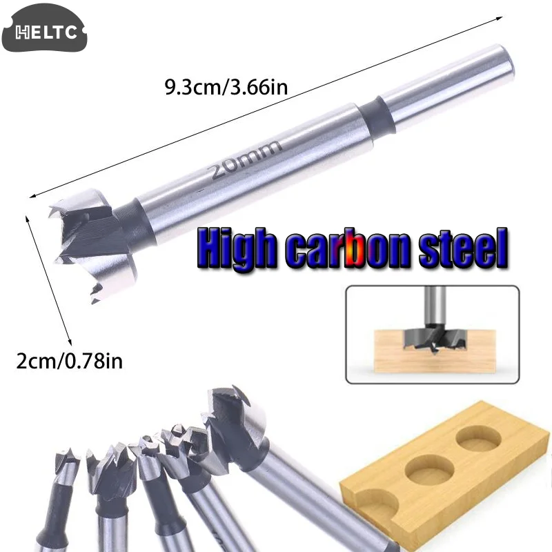 

1 шт., высокоуглеродистая сталь 6 мм-20 мм, деревообрабатывающие инструменты, кольцевая пила, шарнирные расточные сверла, резак из высокоуглеродистой стали с круглым хвостовиком