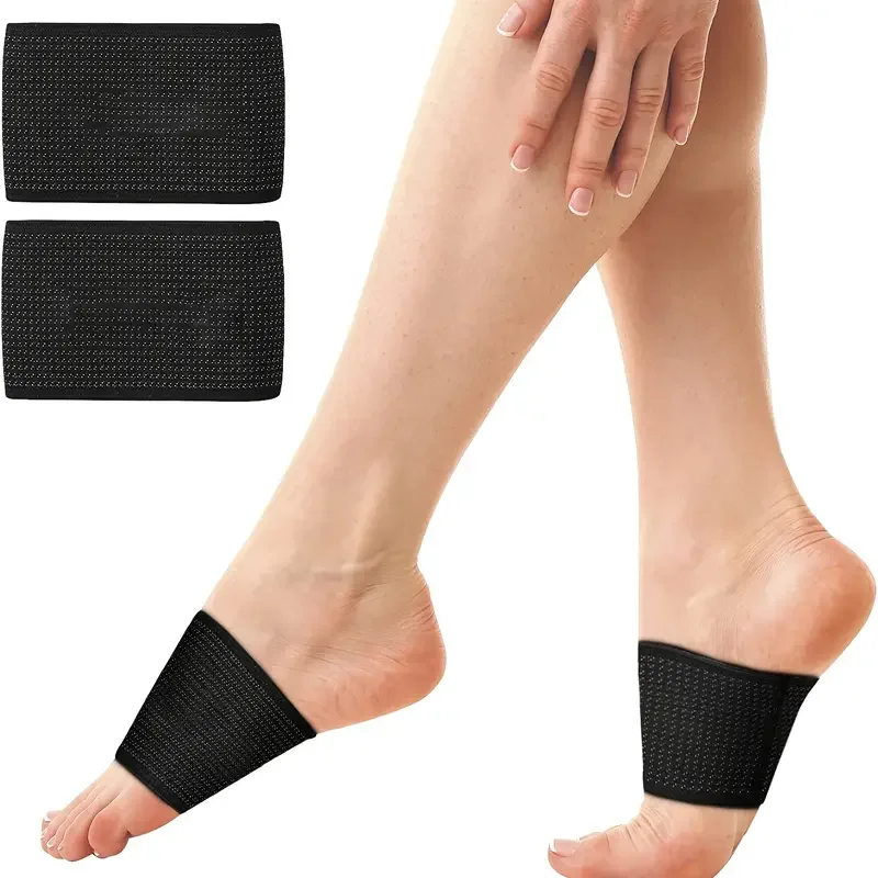 

Relieve Painful Plantar Fasciitis with Copper Arch Support Sleeves - Compression for Flat Feet And Heel Spurs