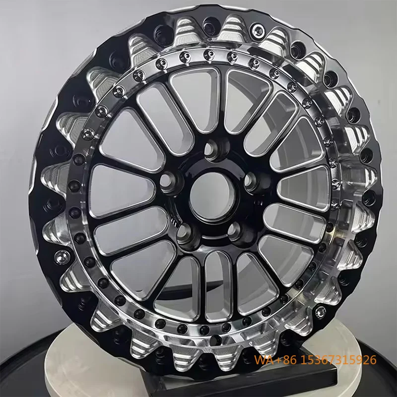 

17 20 Inch Forged Alloy Wheel Black Silver Dual Tone Multi Bolt Spoke High Gloss Finish Performance Lightweight Durable Various