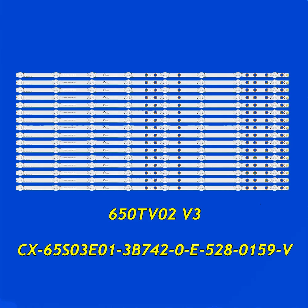 

LED TV Backlight Strip for KDL-65W805 KDL-65W855C KDL-65W857C KDL-65W859C CX-65S03E01-3B742-0-E-528-0159-V 650TV02 V3