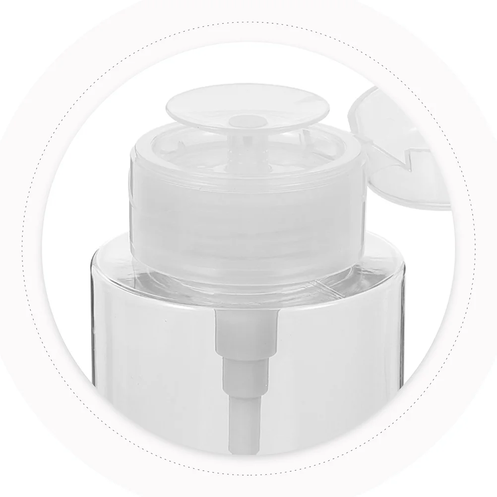 

2Pcs Bottles Skin Toner Liquid Dispensers Nail Polish Remover Pump Dispenser Travel Use Push Down Pump Dispenser