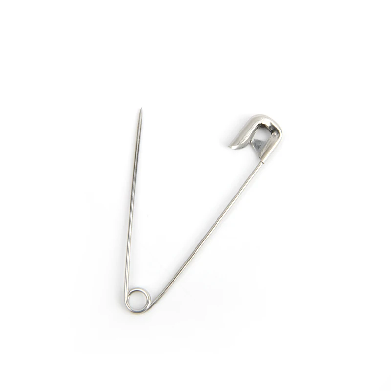 High Quality 50pcs Safety Pins DIY Sewing Tools Accessory Silver Metal Needles Large Safety Pin Small  Apparel Accessories