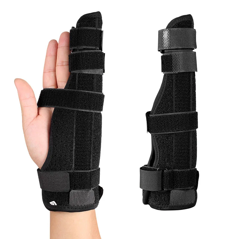 

Breathable Double Finger Fixing Belt Tail Finger Support Splint Anti-Fixing Bracket Protective Gear for Finger Support