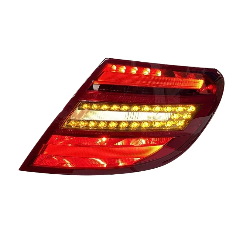 -For Upgraded High Power 20W 12V LED Tail Light Assembly for C-Class W204 2007-2014 C180 C200 C300 Sequential Turn^