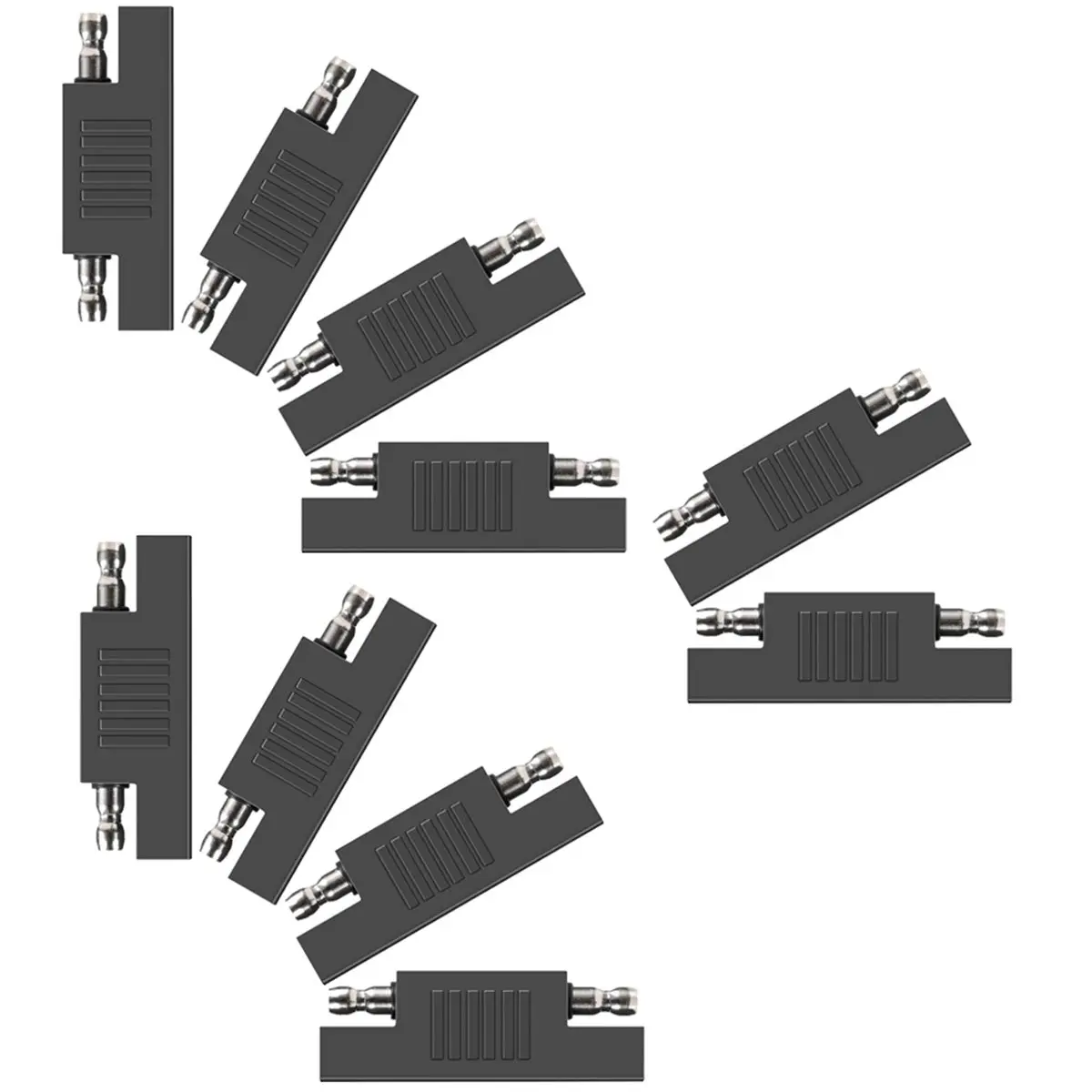 【POPULAR PICK】-SAE Polarity Reverse Adapter 10-Pack 30A for Solar Car, 12V/24V DC Systems, Solar, Vehicle, Motorcycle