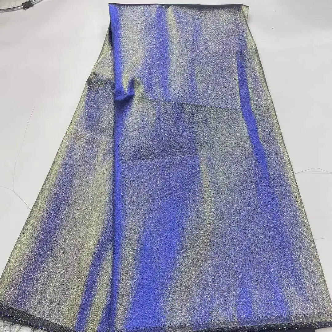 2025 Hot Sale African Brocade Lace Fabric Nigerian Jacquard Lace Fabric Embroidery Dubai Lace For Evening Prom Women Dresses