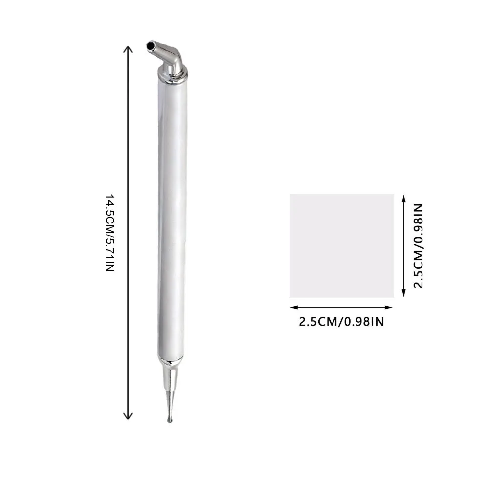 Durable Dual-Ended Nail Dotting Pen Adhesive DIY Rhinestone Pen Nails Picker Dotting Pen for Dot Drawing Home Salon