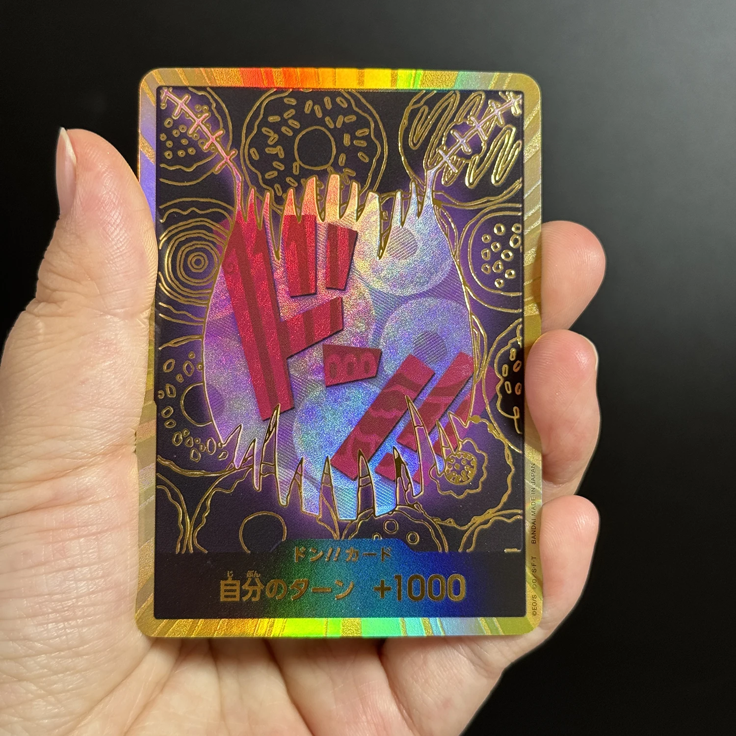 

OPCG TCG JP GOLD DON!! Collection Cards JapaneseSUPER PARALLEL FOIL NM Zoro Perona Trafalgar Law Gold Flash Trading Game Cards