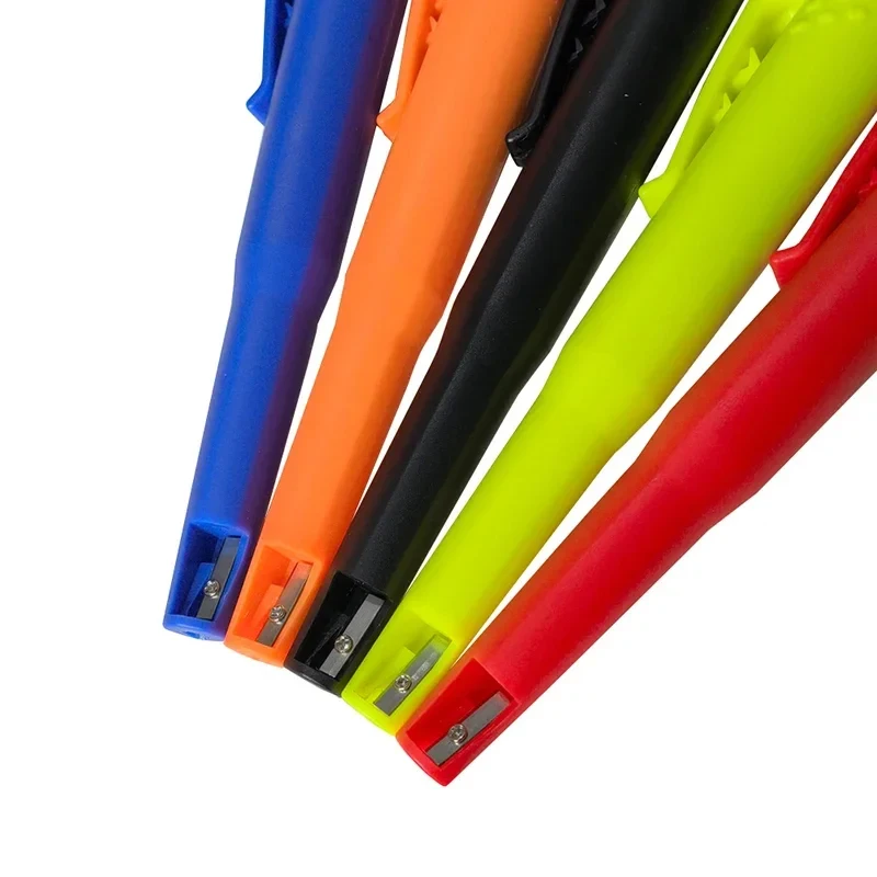 Solid Carpenter Pencil Set with Sharpener Woodworking Tools Mechanical Pencil Carpentry Marking  Construction Job Tool image 4