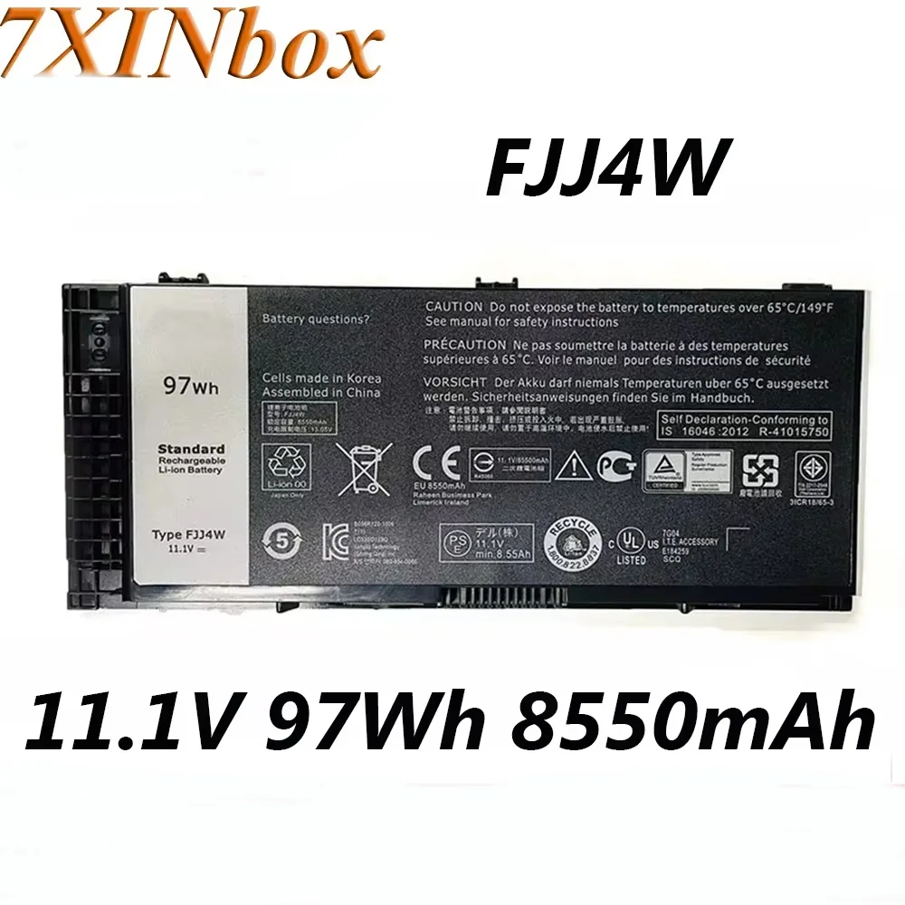 

7XINbox 11.1V 97Wh FJJ4W FV993 PG6RC R7PND 8550mAh Original Laptop Battery For DELL Precision M6600 M6700 M6800 M4800 M4600