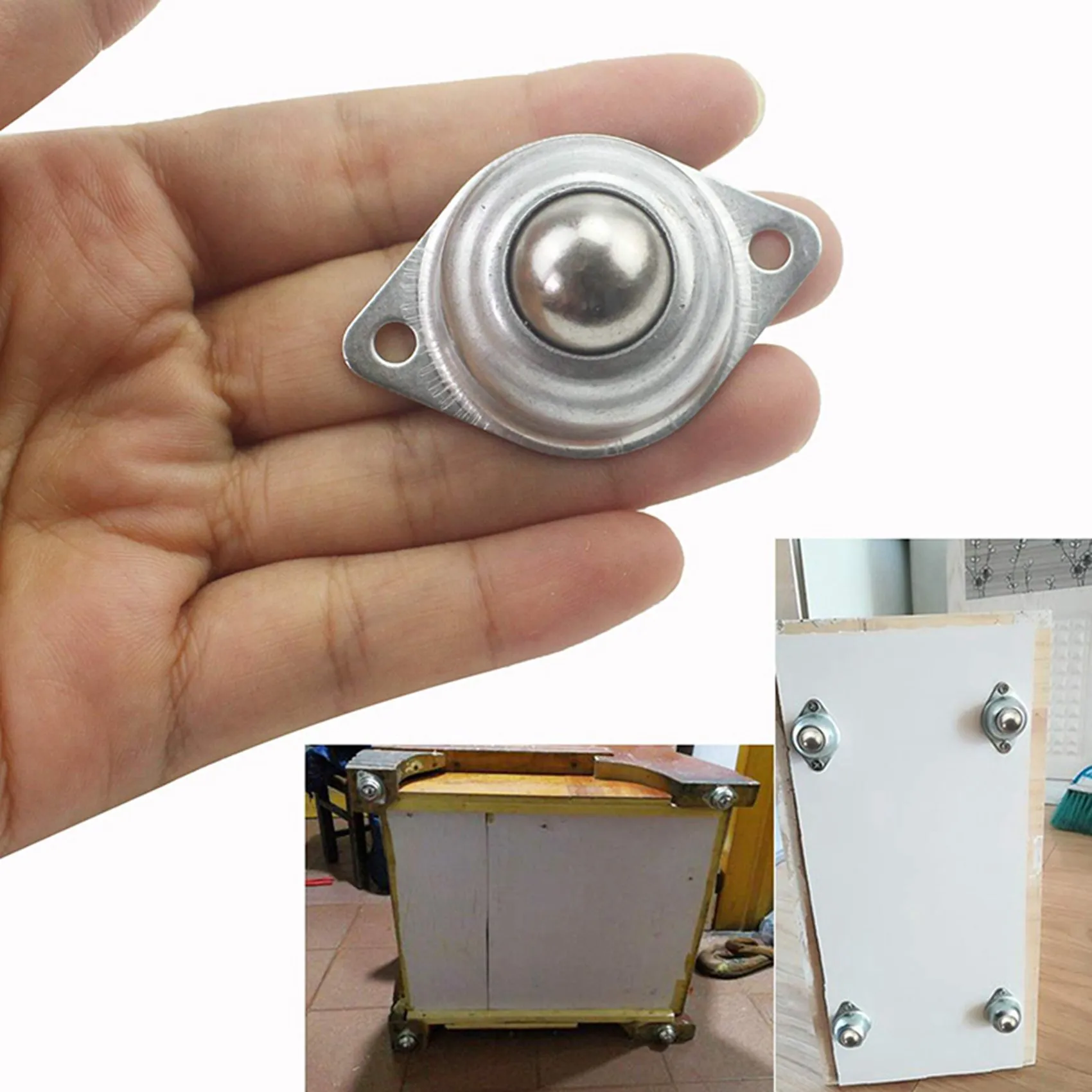ABVT-24 Pieces CY-15A Ball Transfers Universal Rotation Ball Conveyor Wheel Caster Roller 5/8 Inch Ball Bearings