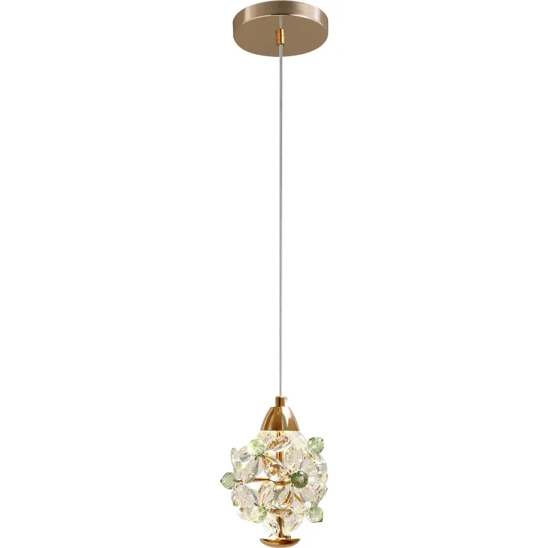 flower bedside small chandelier warm and romantic crystal aisle entrance corridor chandelier atmosphere chandelier
