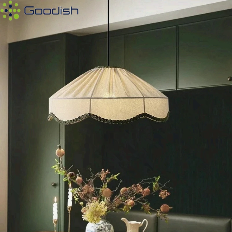 Японские подвесные светильники ваби-саби, тканевые подвесные светильники, украшения дома, светодиодные люстры для гостиной, столовой, спальни, ресторана