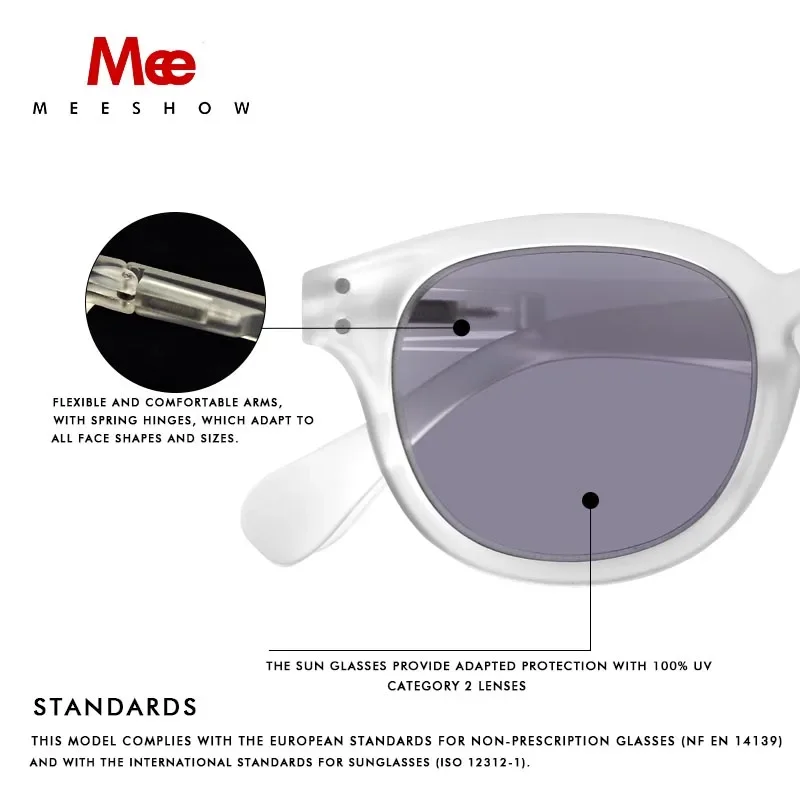 MEESHOW Sunglasses Fashion Polarized Men Women Designer Glass Vintage Driving Sun Glasses Male Shadow Solar glasses UV400 1513