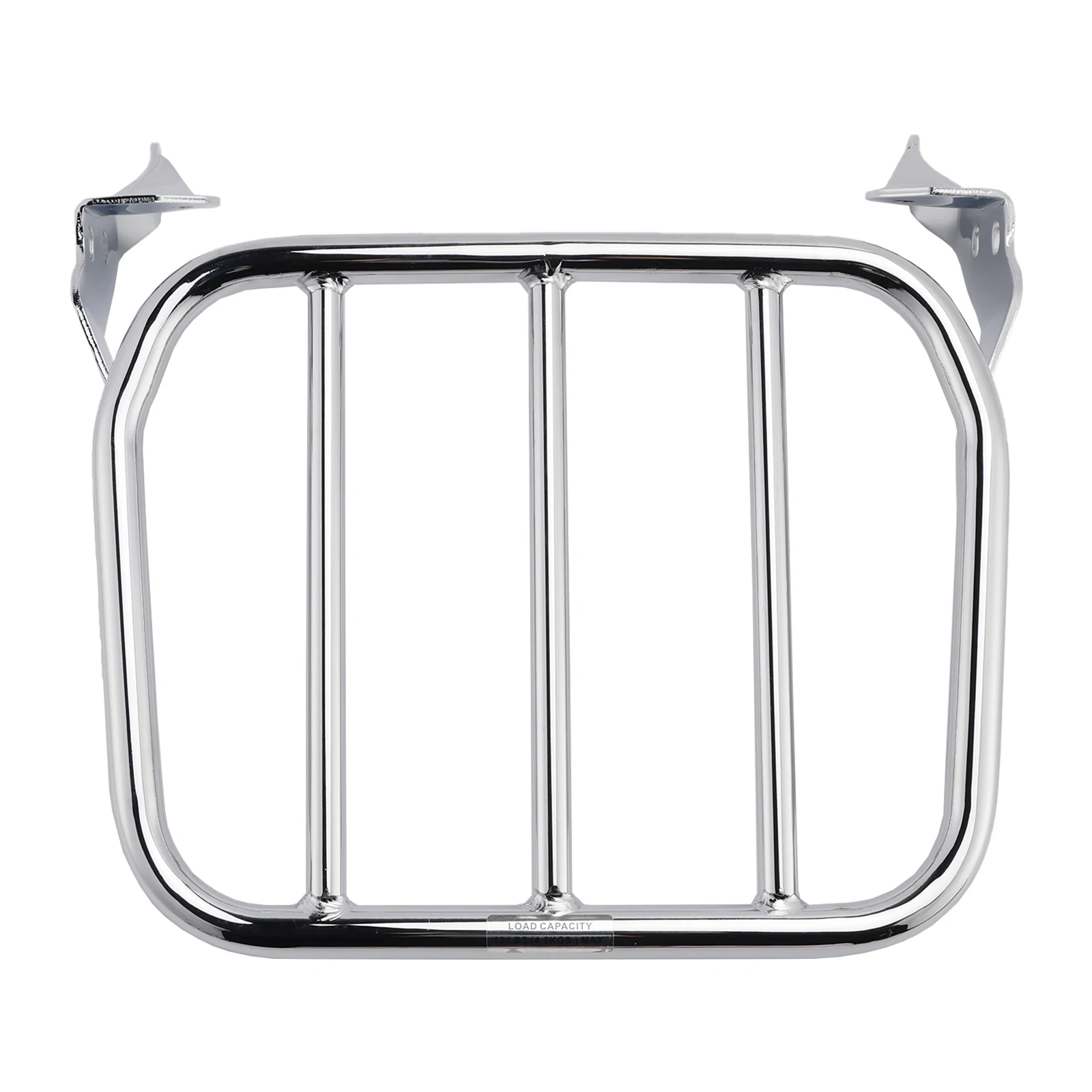 Topteng CHROME LUGGAGE RACK FOR SISSY BAR UPRIGHT FOR SOFTAIL SPORT GLIDE FLSB 2018-2025 2019 2020 2021 2022 2023 2024 view 2