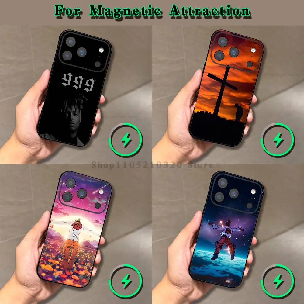 

J-Juice W-WRL 999 Phone Case For iPhone 17,16,15,14,13,12,11,Pro,Max,Plus,E,Air,Mini Magnetic Magsafe Frosted Clear