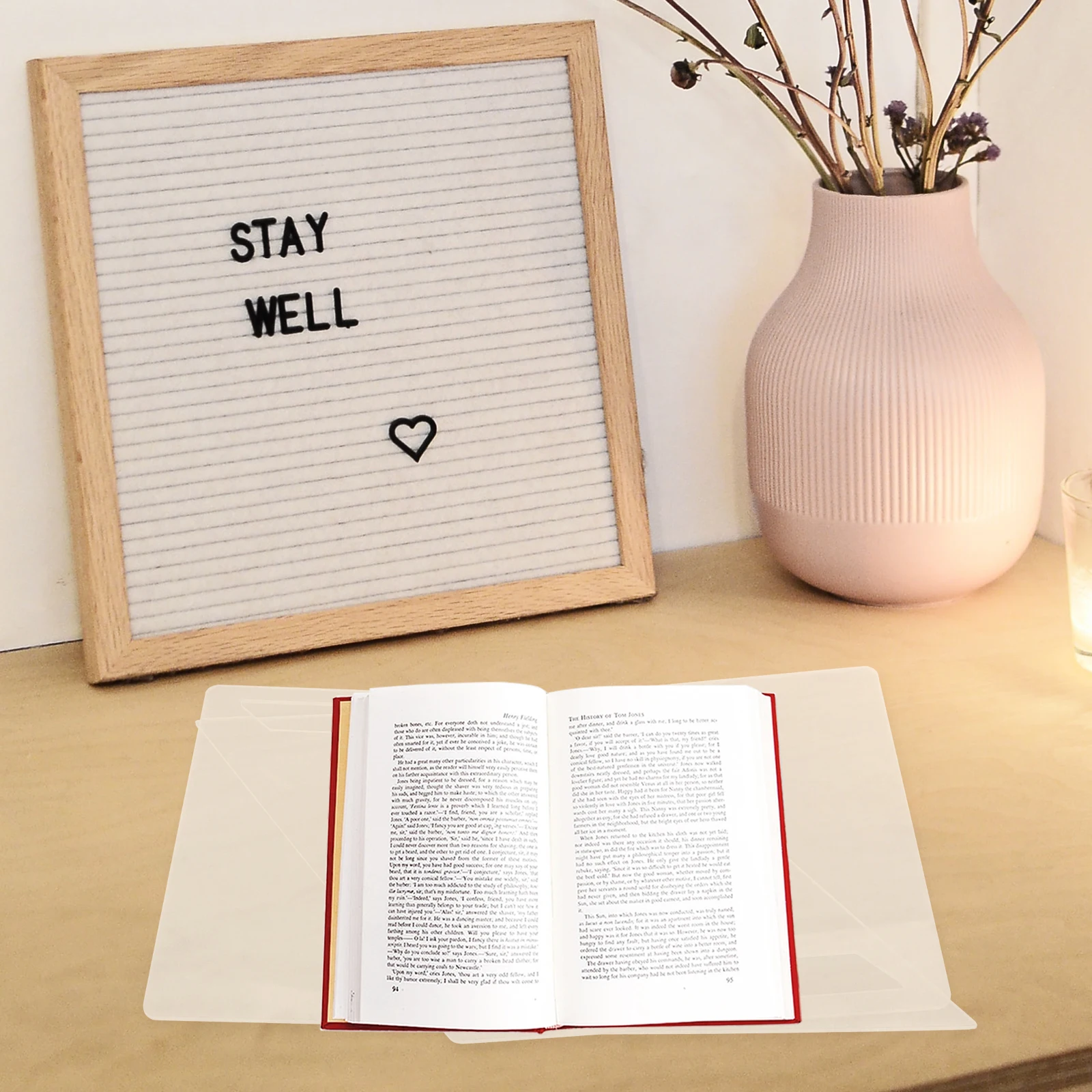 

Acrylic Bookshelf Rack for Book Holder Kitchen Reading Recipe Holder Kids Book St Storage Tool Parts Acrylic St