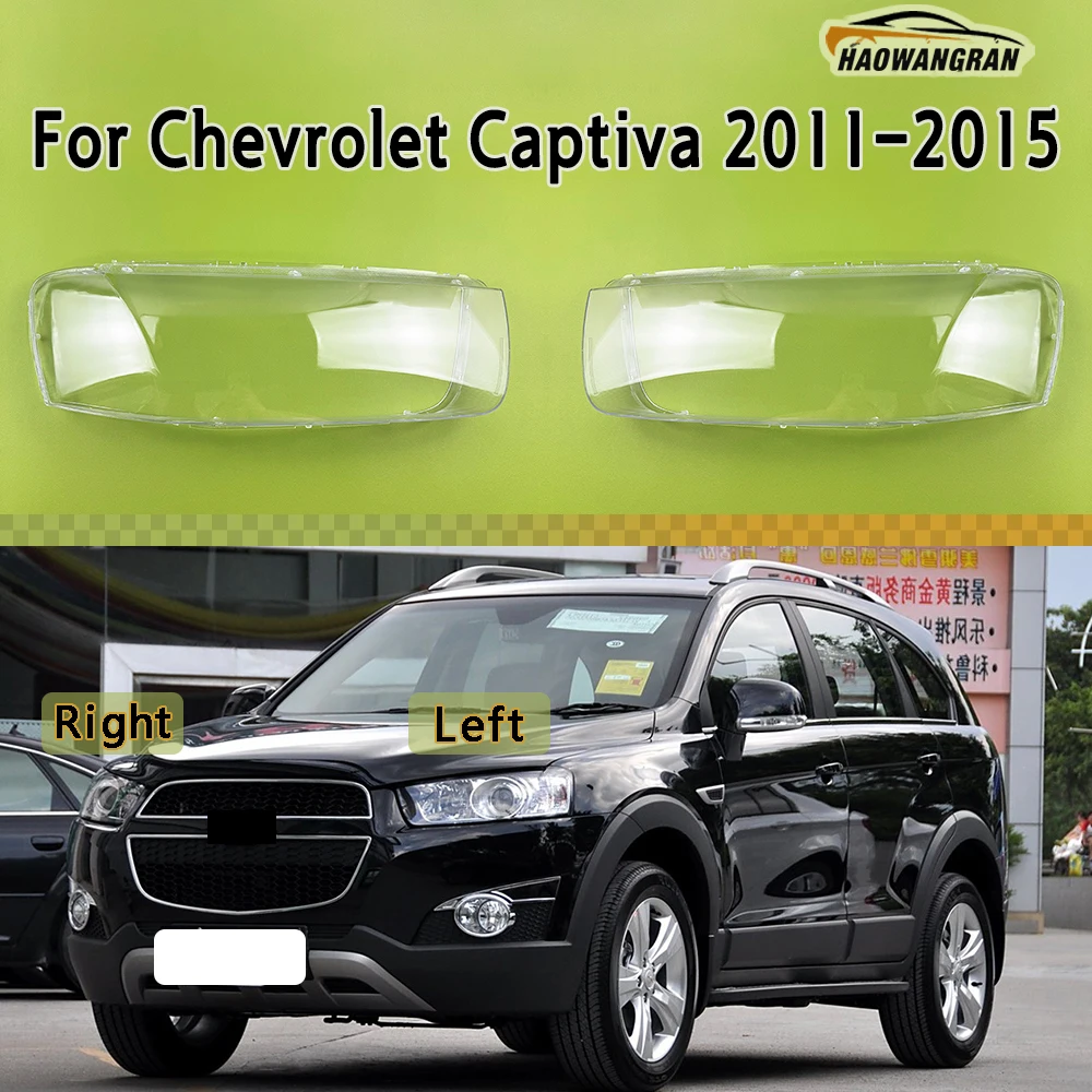 

For Chevrolet Captiva 2011 2012 2013 2014 2015 Front Headlamp Cover Transparent Lampshade Plexiglass Replace Original Lens