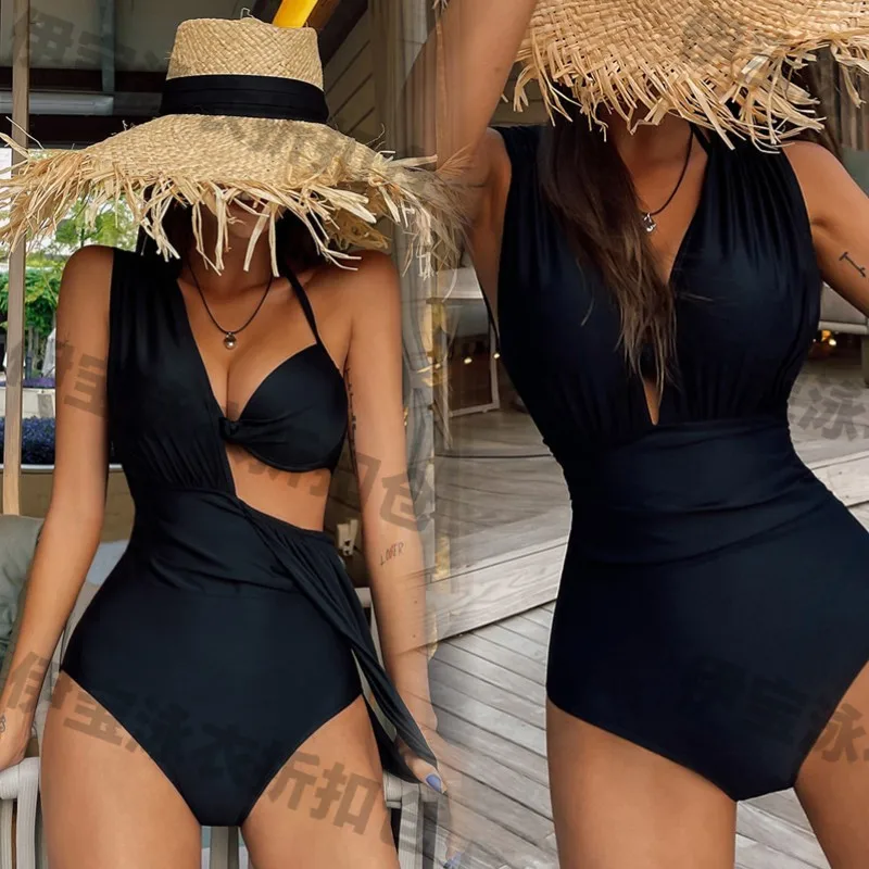One-piece swimsuit women's bikini plus size surfing