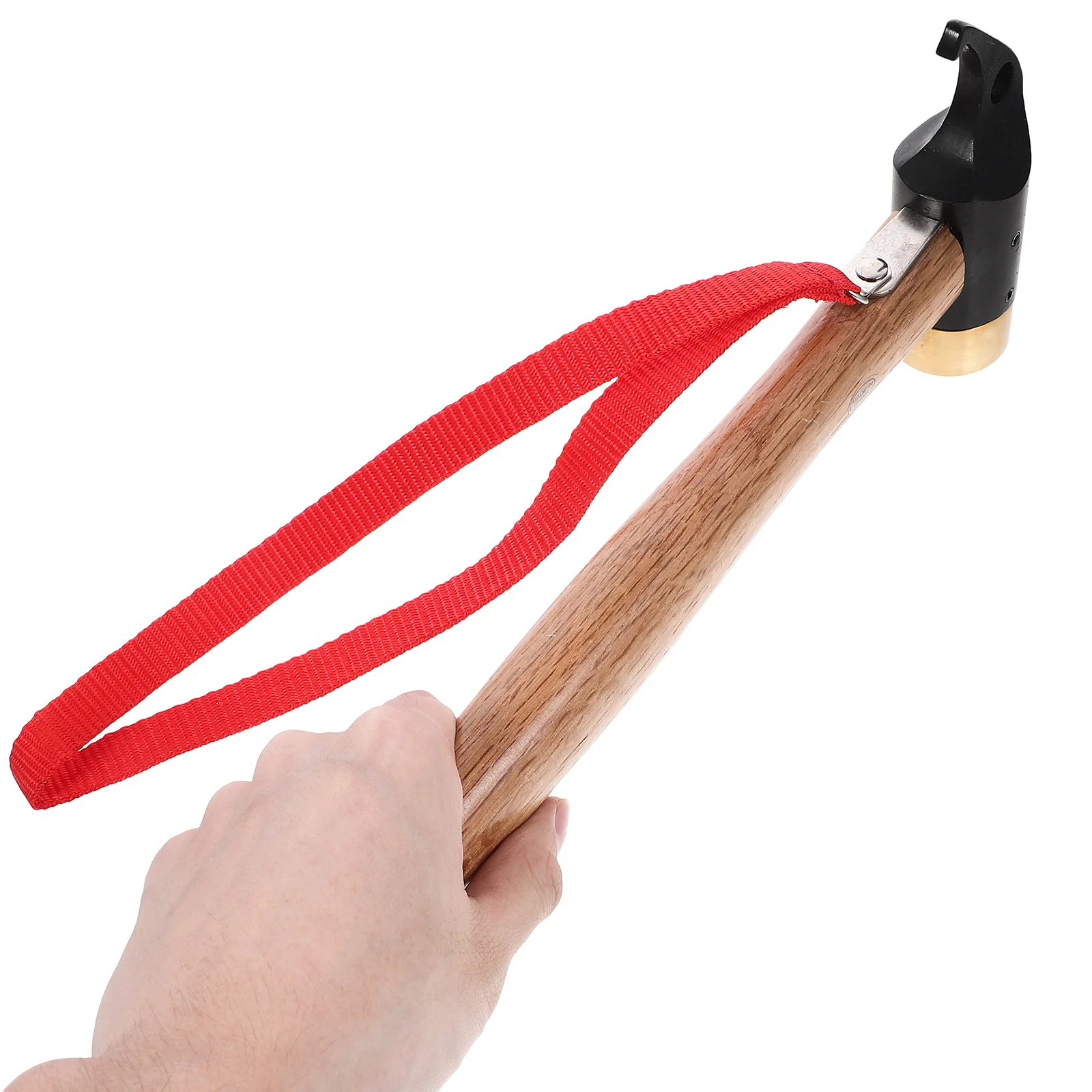 

Camping Brass Peg Hammer Size Steel Copper Head Reduces Vibration Tent Stakes Setup Tool Brass Hammer