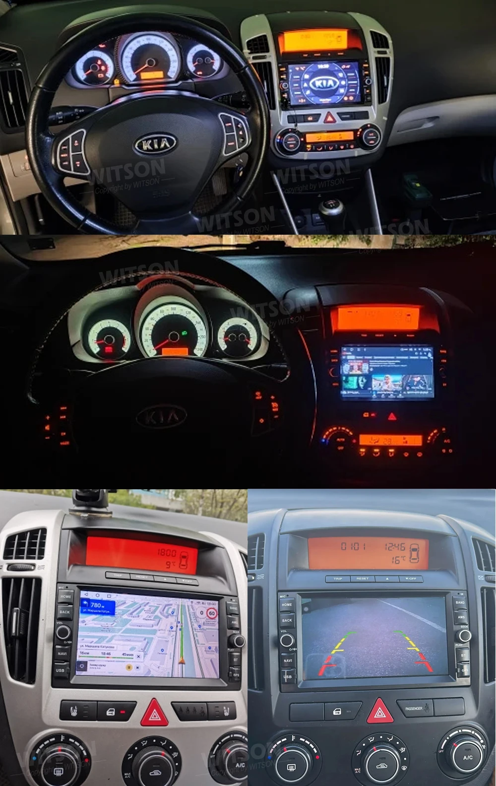 Radio de coche de Audio OEM para KIA CEED 2007 2008 2009 Autoradio 2 Din Android 14 estéreo GPS WIFI BT CarPlay 7 \'\'Multimídia Automotivo