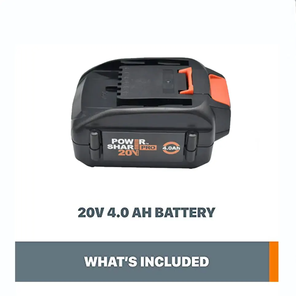 WORX barang asli asli, WA3578 - PowerShare 20V 4.0AH/5.0AH/6,0ah lithium-ion kapasitas besar baterai