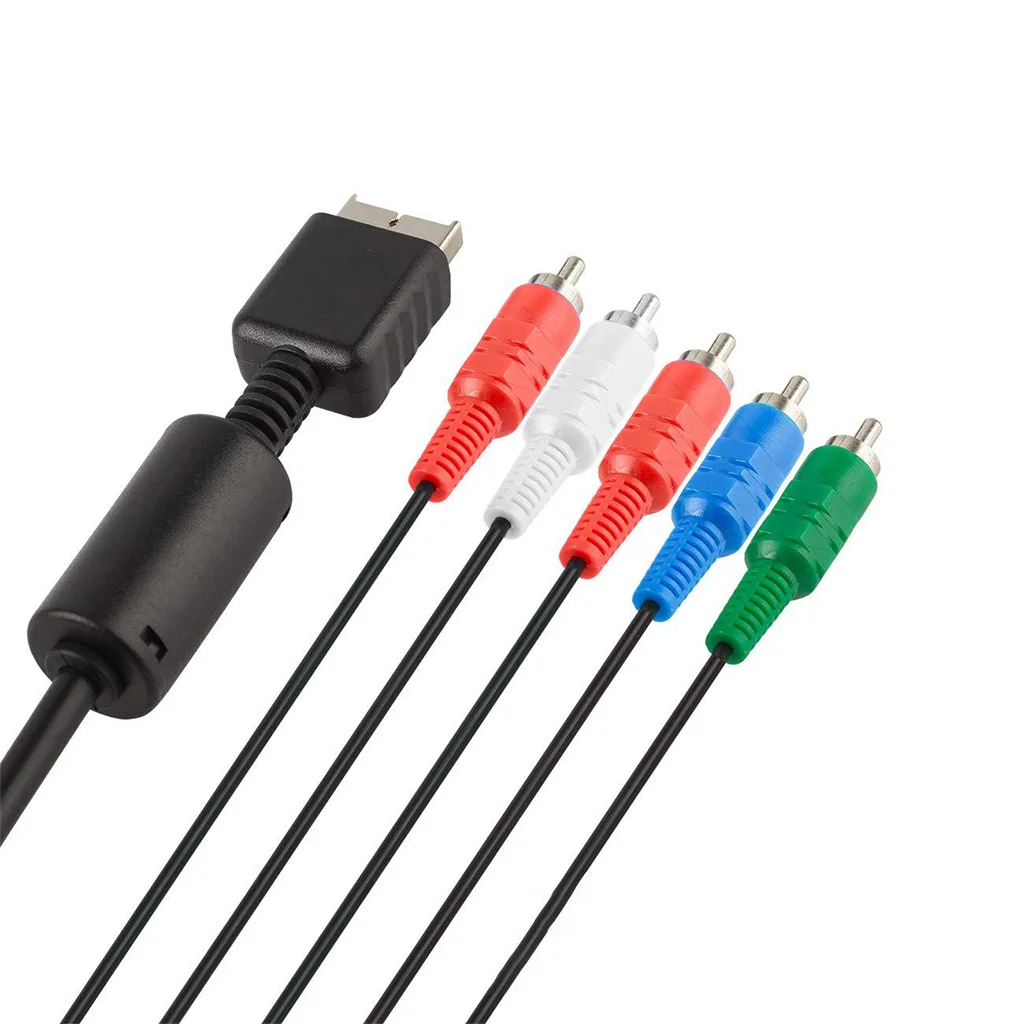 전문 구성 요소 AV 케이블 (6 피트) PS3 용 고해상도 HDTV 구성 요소 RCA 오디오 비디오 케이블, PS2 Dropshipping 용