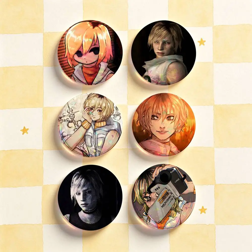 C-Cheryl mason S-Silent Hill HD Print Badges Pretty Round Display Brooches IP merchandise 32mm 58mm 75mm 44mm 25mm