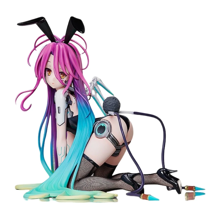 No Game No Life B-style Schwi Shuvi Doura Zero Jibril Great War Dola Bunny figure PVC Anime Model Doll Collectible Gift Toy Gift